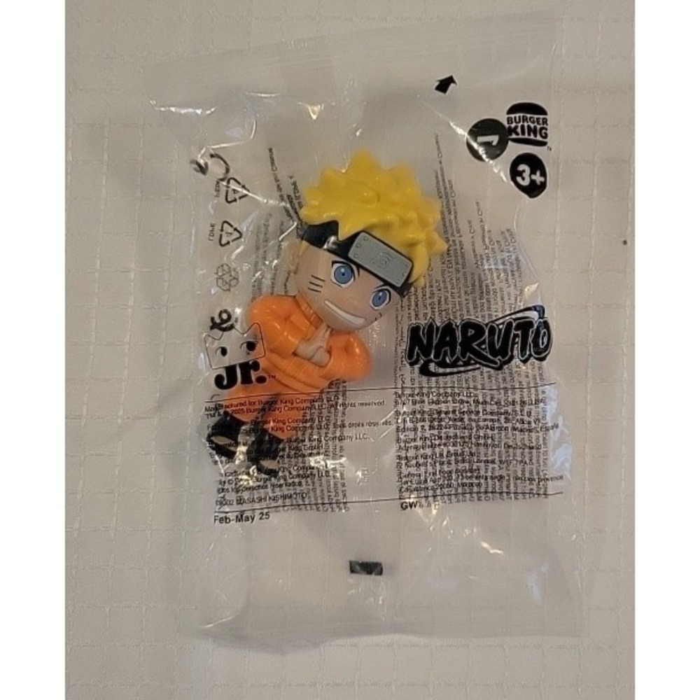 2025 Burger King Toy Exclusive NARUTO #1 New Factory‎ Sealed